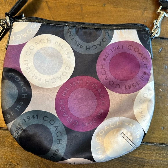 COACH Satiny Circle Crossbody Adjustable Strap - Picture 2 of 12